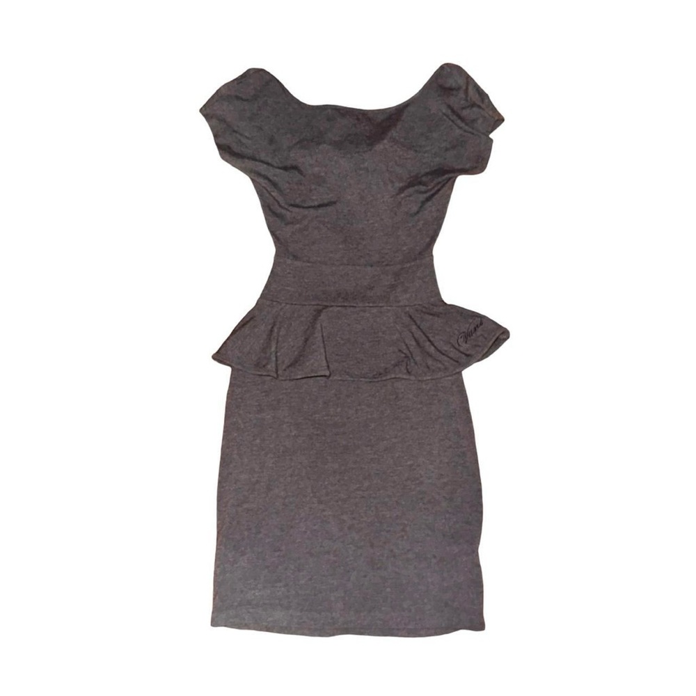 Vans Gray Peplum Dress